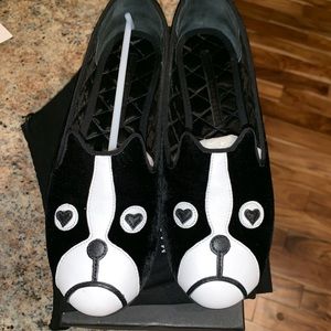 Marc Jacobs velvet flats